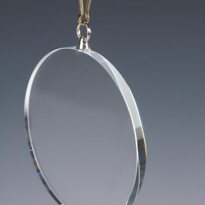 Stiklinis medalis 67291 su dovanų dėžute