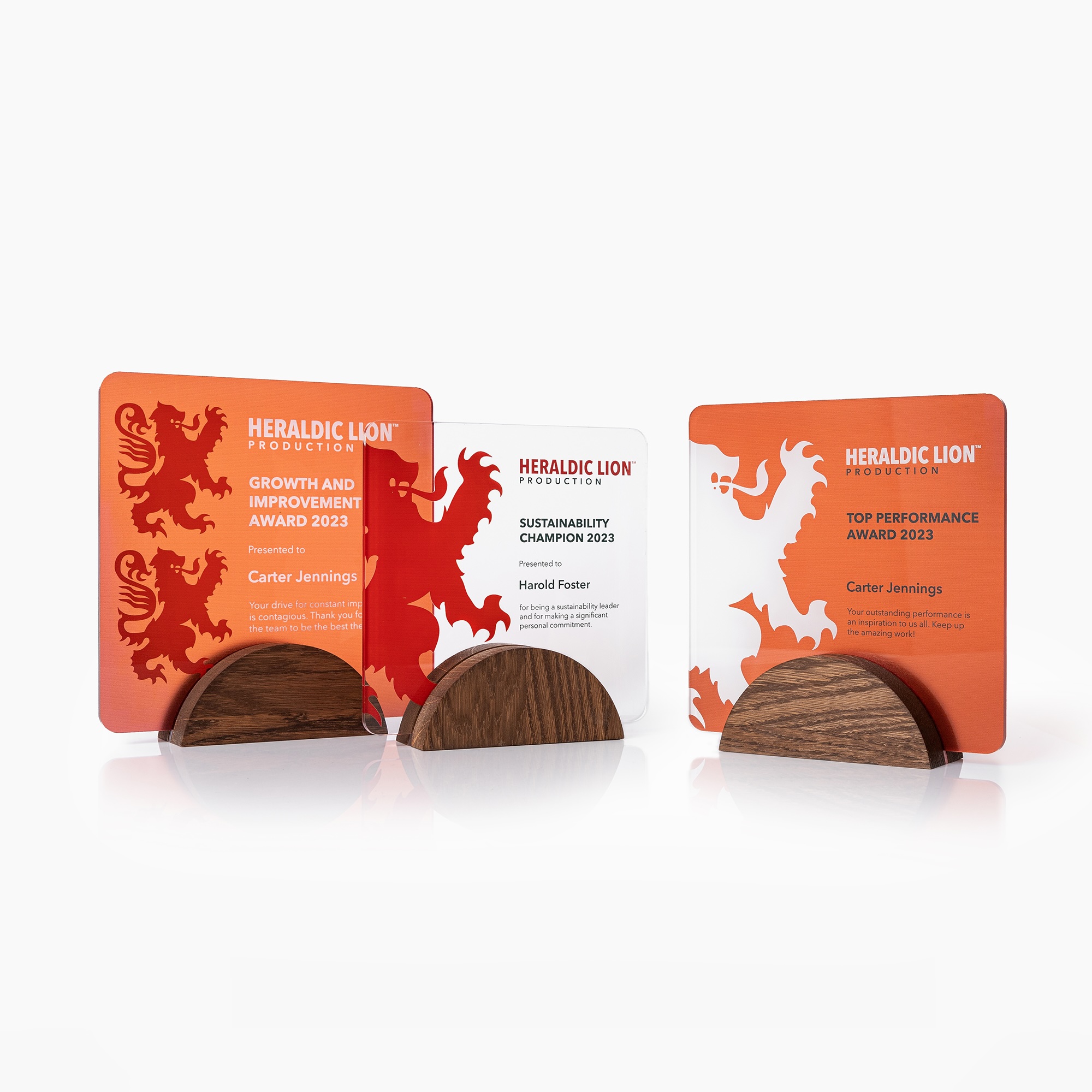 Modernus akrilinis apdovanojimas SH018
